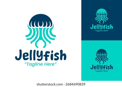 Jellyfish Logo Unique and Versatile Branding for Digital Platforms