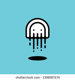 Jellyfish Logo Vector