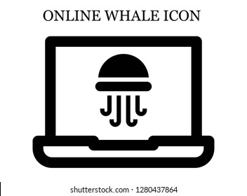 Jellyfish search icon. Editable Jellyfish search icon for web or mobile.