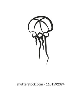 
Jellyfish stylized drawing