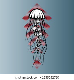 Jellyfish Tattoo Hd Stock Images Shutterstock