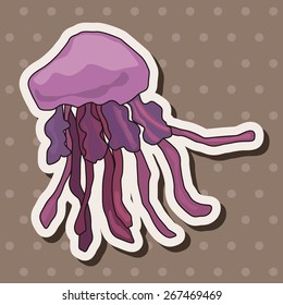 jellyfish theme elements vector,eps