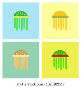Jellyfish vector collection