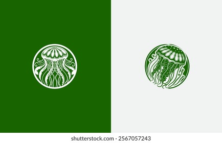 Jellyfish vector design on white background