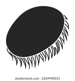 Jellyfish vector icon. Black vector icon isolated on white background jellyfish.