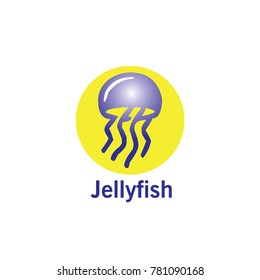 Jellyfish Vector Template Design