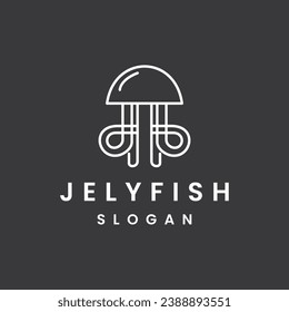 Jelyfish logo template vector illustration design