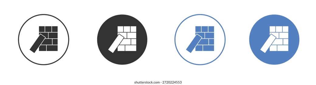 Jenga icon for web design. pixel perfect flat icons