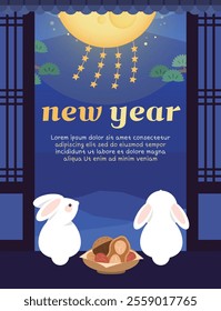 Jeongwol Daeboreum Full Moon Rabbit Notice Template