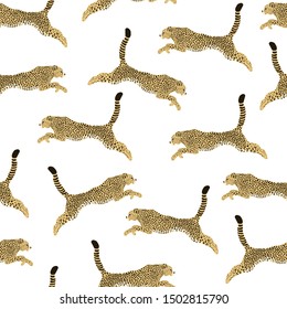 jeopardy animals vector seamless pattern . Concept for print, web design, cards, textile, wallpapers