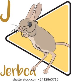 Jerboas are hopping desert rodents found throughout North Africa and Asia. Jerboas look somewhat like miniature kangaroos, both have long hind legs, short forelegs, and long tails.