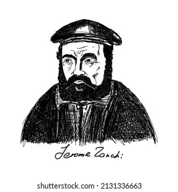 Jerome Zanchi (1516-1590) was an Italian Protestant Reformation clergyman and educator who influenced the development of Reformed theology during the years following John Calvin's death. Christian fig