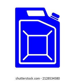 jerry can canister vector icon sign symbol. isolated graphic illustration