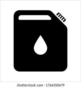 jerry can icon. editable. Gasoline jerrycan vector. vector illustration