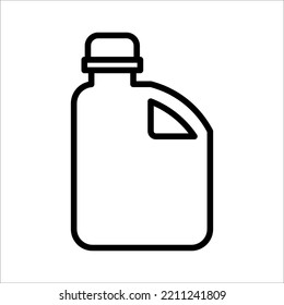 jerry can icon on white background