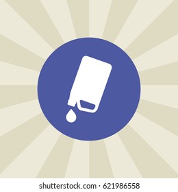 jerry can icon. sign design. background