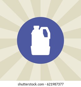 jerry can icon. sign design. background