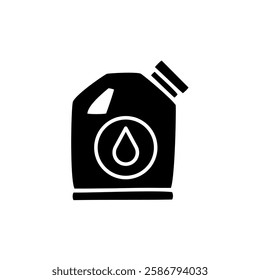 jerry can icon, simple flat style, illustration, logo sign symbol pictogram template, for ui or ux isolated on white for mobile app, editable