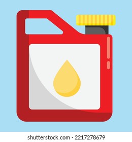 Jerry can icon. Subtablr to place on gas and oil, etc