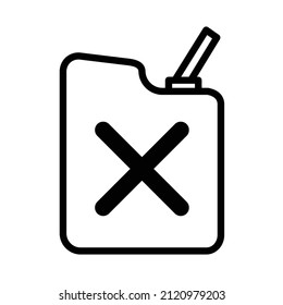 jerry can icon vector design