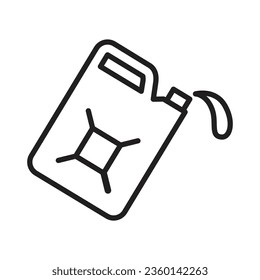 Jerry can icon vector on trendy design
