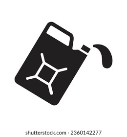 Jerry can icon vector on trendy design