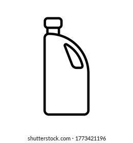 Plantilla de diseño de moda de vectores de línea de Jerry can