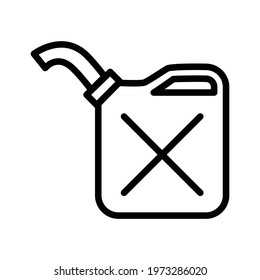 Jerry Cans Icon. Vector illustration