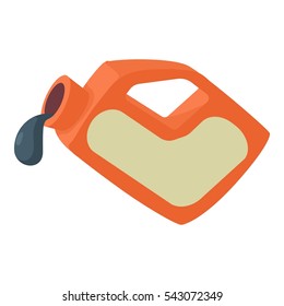 Jerrycan icon. Cartoon illustration of jerrycan vector icon for web
