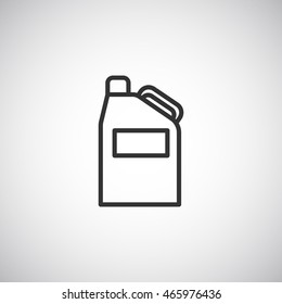  Jerrycan icon flat.
