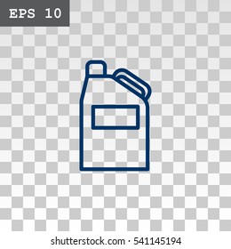  Jerrycan icon flat.