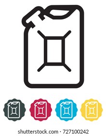 Jerrycan Icon Illustrator