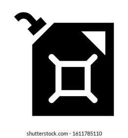 jerrycan icon isolated sign symbol vector illustration - high quality black style vector icons
