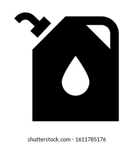 jerrycan icon isolated sign symbol vector illustration - high quality black style vector icons
