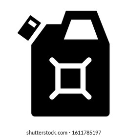 jerrycan icon isolated sign symbol vector illustration - high quality black style vector icons
