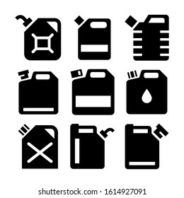 jerrycan icon isolated sign symbol vector illustration - Collection of high quality black style vector icons
