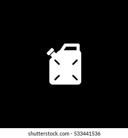 jerrycan icon, isolated, white background