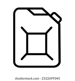 Jerrycan icon in line style. Perfect for website mobile app presentation. Suitable for any user interface and user experience