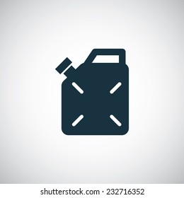 jerrycan icon on white background 