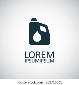 jerrycan icon on white background 