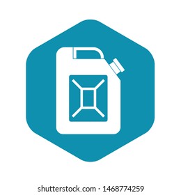Jerrycan icon. Simple illustration of jerrycan vector icon for web