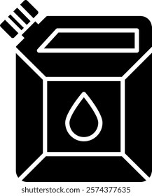 Jerrycan Icon Symbol Art Sign