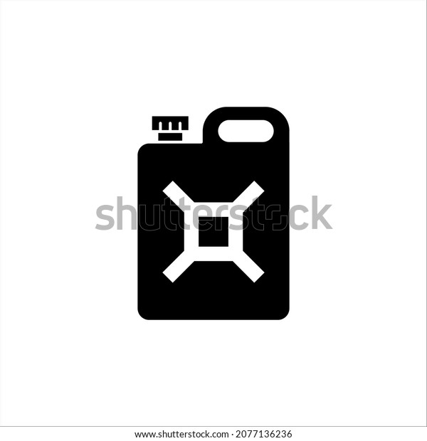Jerrycan icon. Trendy linear Jerrycan\
logo concept on white background from Industry\
collection