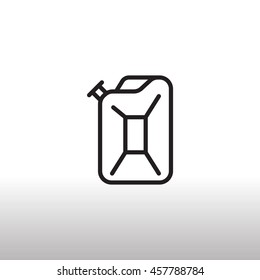 Jerrycan icon vector
