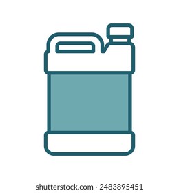 jerrycan icon vector design template simple and clean