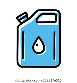 Jerrycan ícone vetor isolado no fundo branco para o seu aplicativo móvel e web