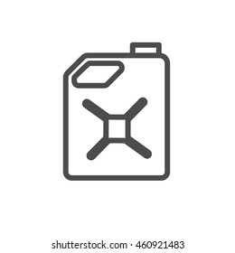 jerrycan linear icon. Thin line design
