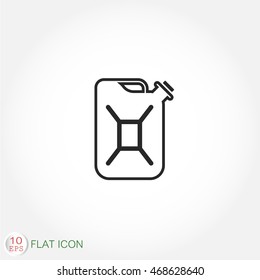 Jerrycan oil icon