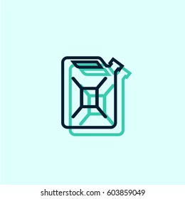 Jerrycan oil icon - Shutterstock ID 603859049