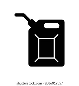 icono de aceite jerrino, vector galón, ilustración líquida
